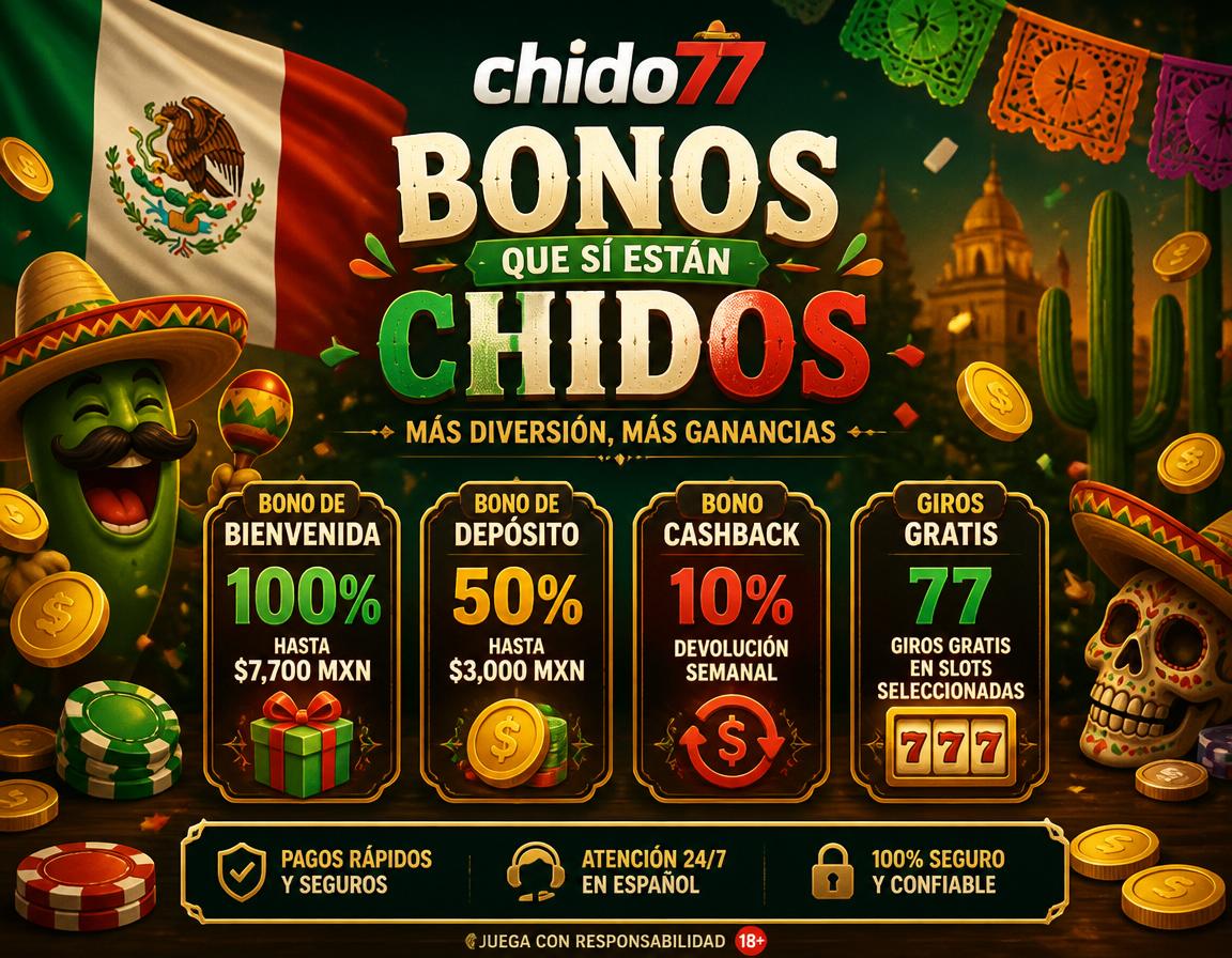 chido77 - recompensas y ofertas de bonos Escena de bonos de chido77 con cajas de regalo, monedas y elementos de oferta promocional
